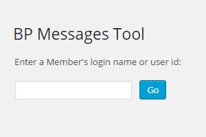 BP Messages Tool